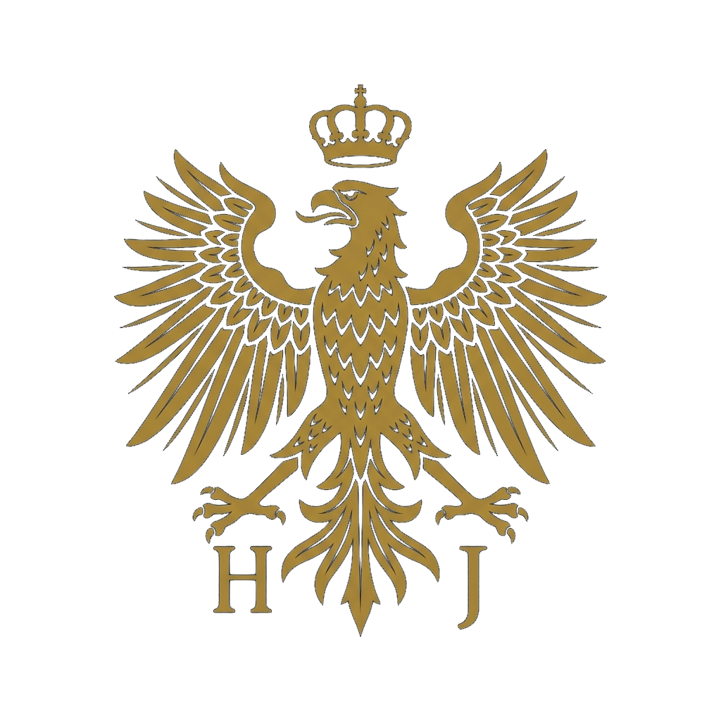 HJ Holding Adler-Emblem in Gold